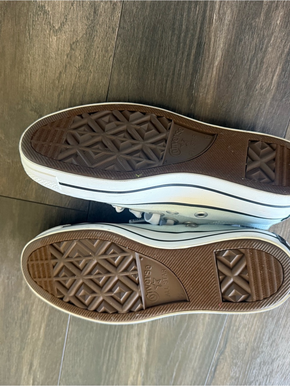 Converse Low Top Platform Sneakers in Light Blue - Picture 7 of 7